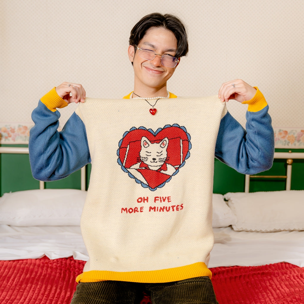 Five More Minutes Knitted Sweater