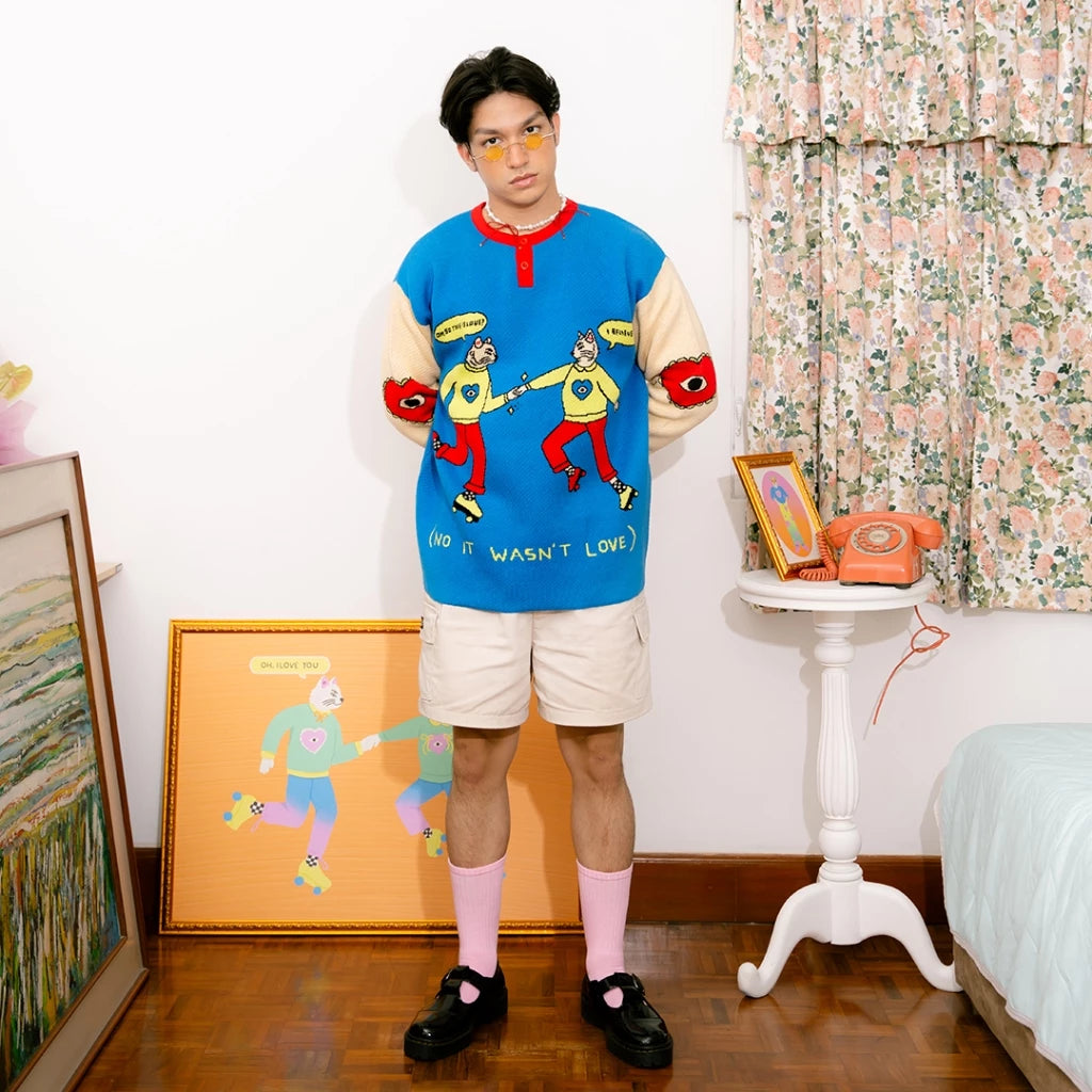 No it Wasn’t Love Knitted Sweater