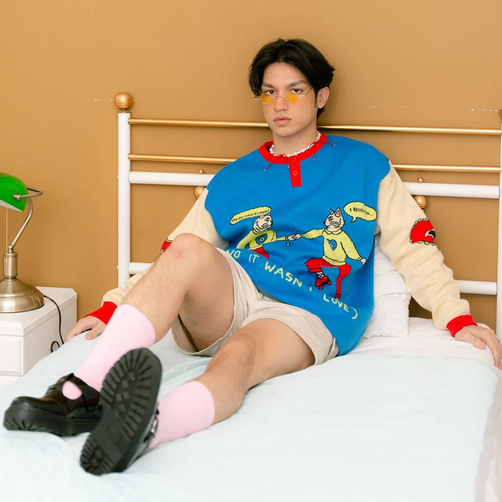 No it Wasn’t Love Knitted Sweater