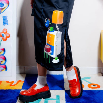 Idle Corner Midi Skirt