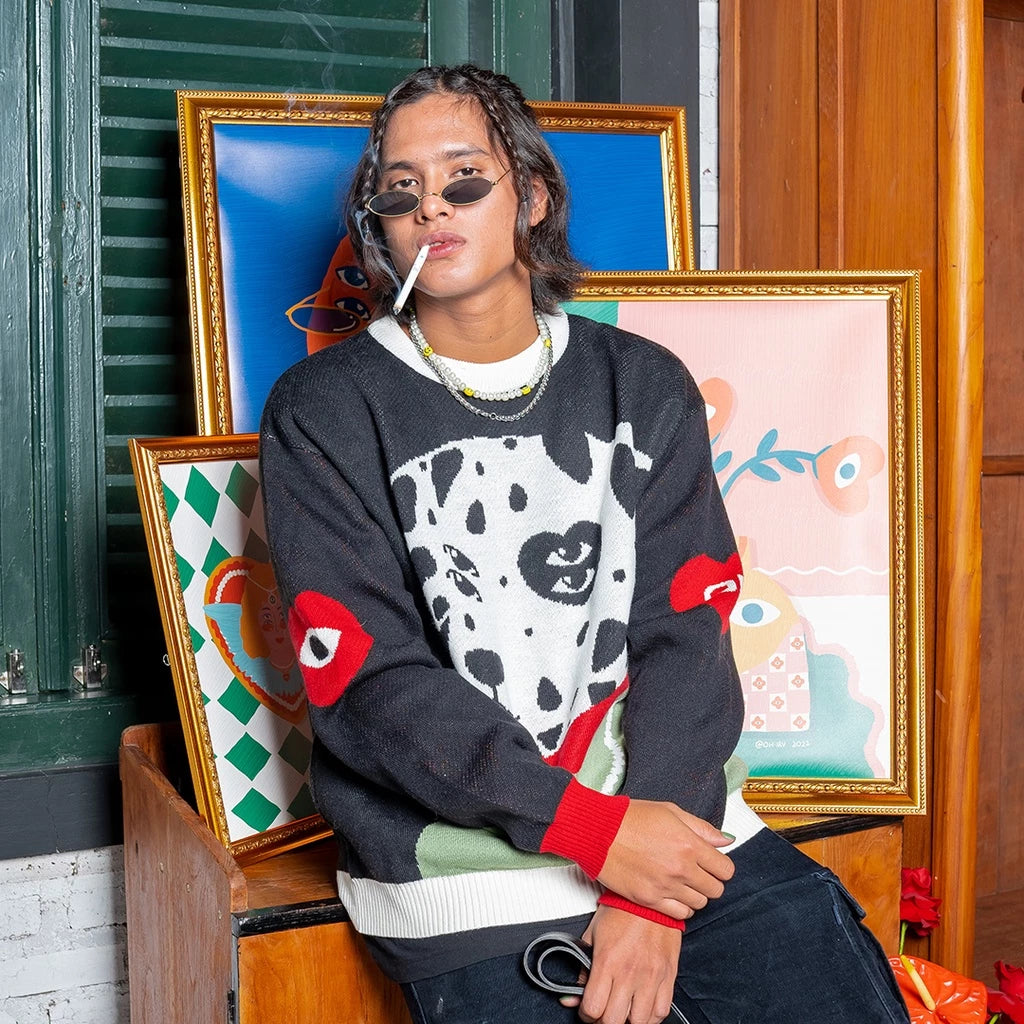 Bruce Clue Knitted Sweater