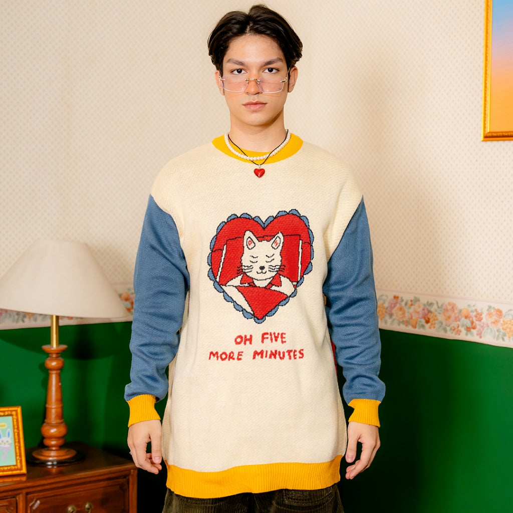 Five More Minutes Knitted Sweater