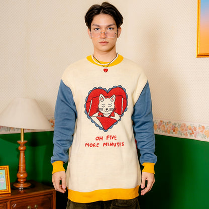 Five More Minutes Knitted Sweater