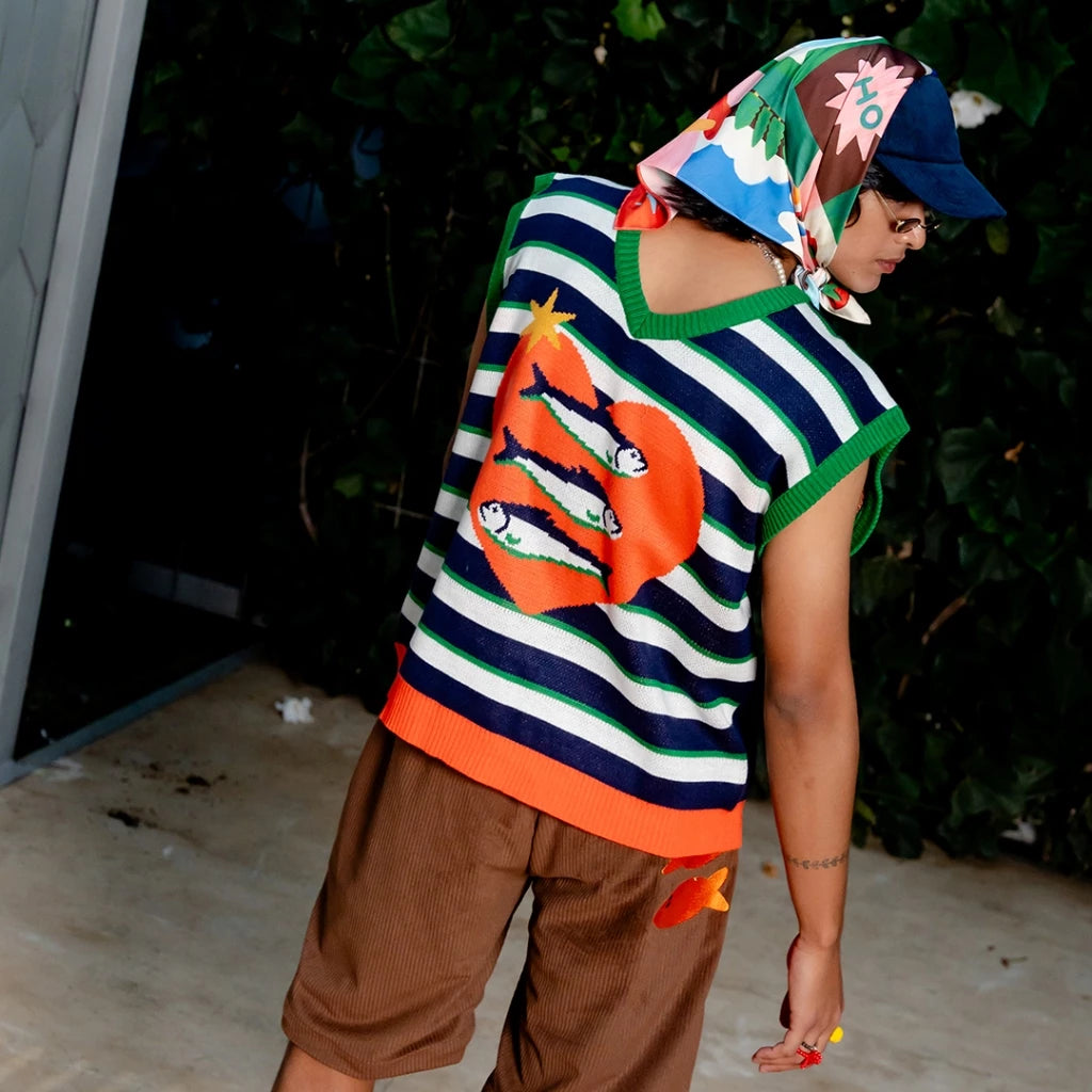 Dinner O' Clock Two Way Knitted Vest