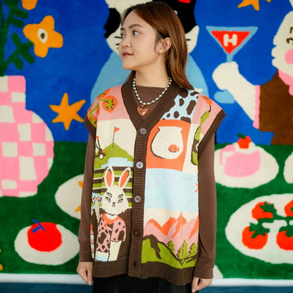 Golf Club Knitted Vest