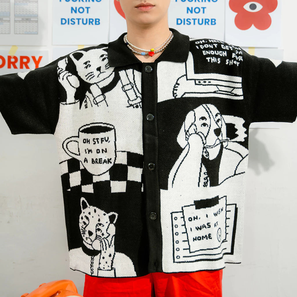 On a Break Knitted Shirt