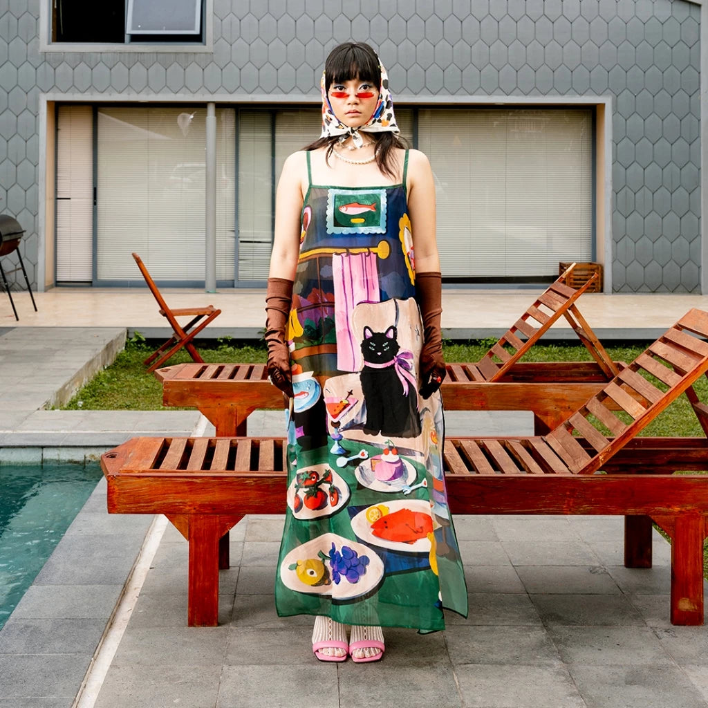 Velvet Feast See Through Dress