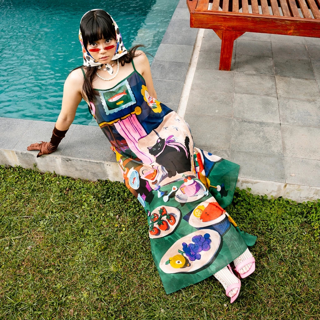 Velvet Feast See Through Dress