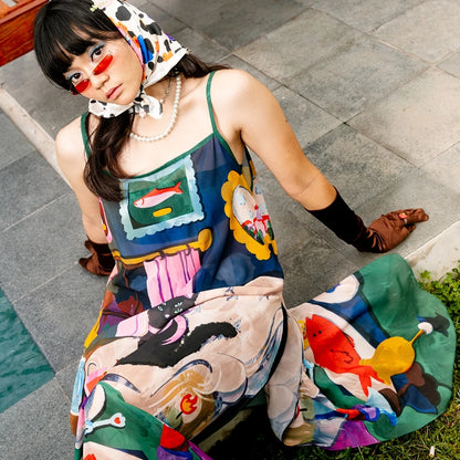 Velvet Feast See Through Dress