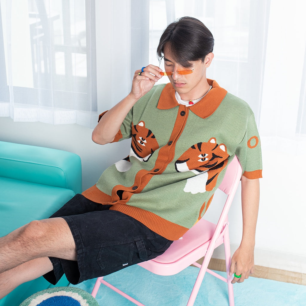The Tiger Club Knitted Shirt
