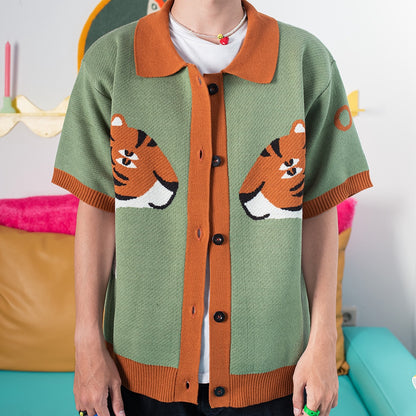 The Tiger Club Knitted Shirt
