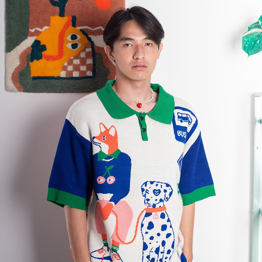 The Bus Stop Knitted Shirt