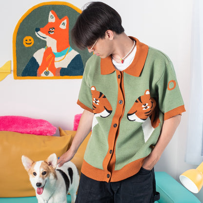 The Tiger Club Knitted Shirt