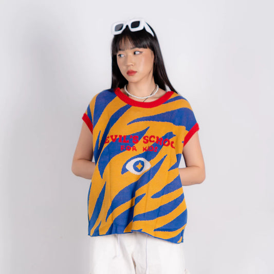 Student of The Year Two Face Knitted Vest