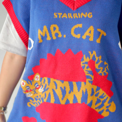 Student of The Year Two Face Knitted Vest