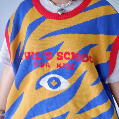 Student of The Year Two Face Knitted Vest